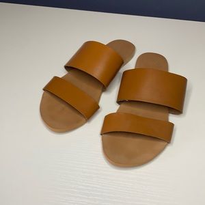 Tan sandals